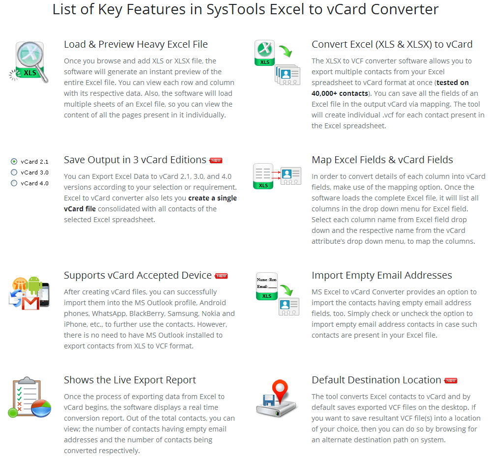 SysTools Excel to vCard Converter 20 OFF Coupon (100 Working)